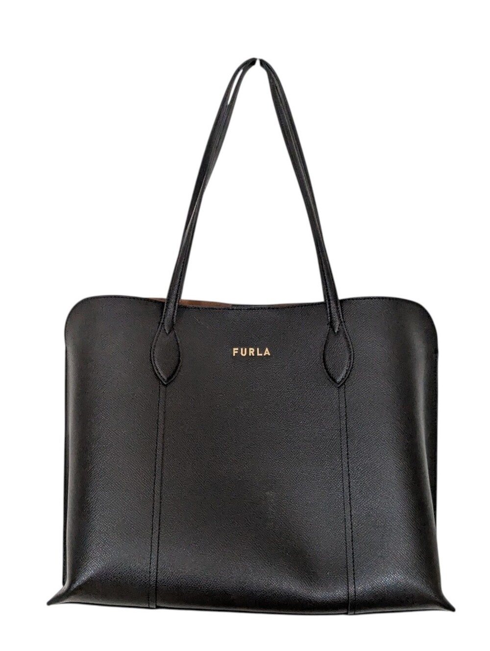 Furla Vittoria Leather Tote Bag